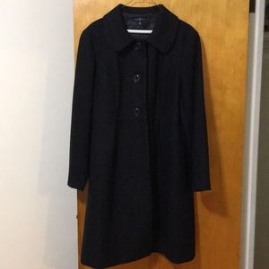 Gap Women’s Black Wool Trench Coat